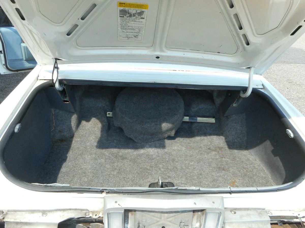1979 cadillac coupe deville, no reserve auction, white with light blue interior