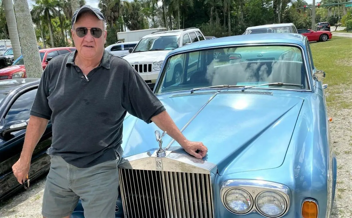 1967 silver shadow in original " silver mink" factory