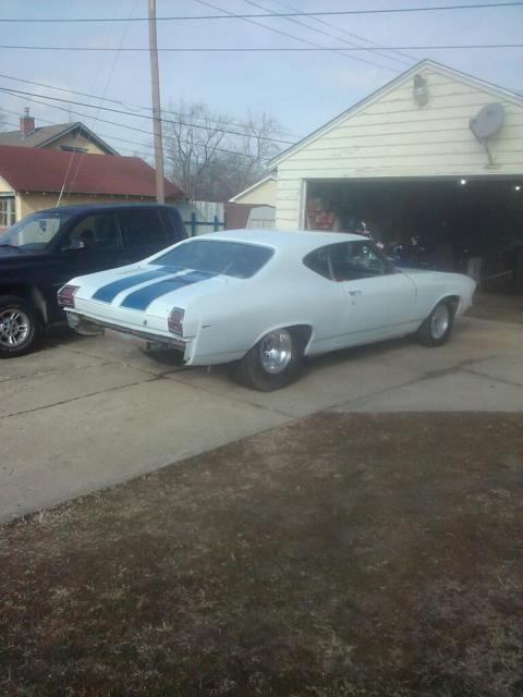 1969 chevrolet chevelle malibu hardtop 2-door 5.7l project,pro street, hot rod