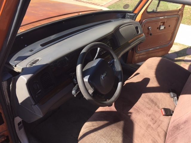 1969 ford f250 on a full crown victoria frame swap