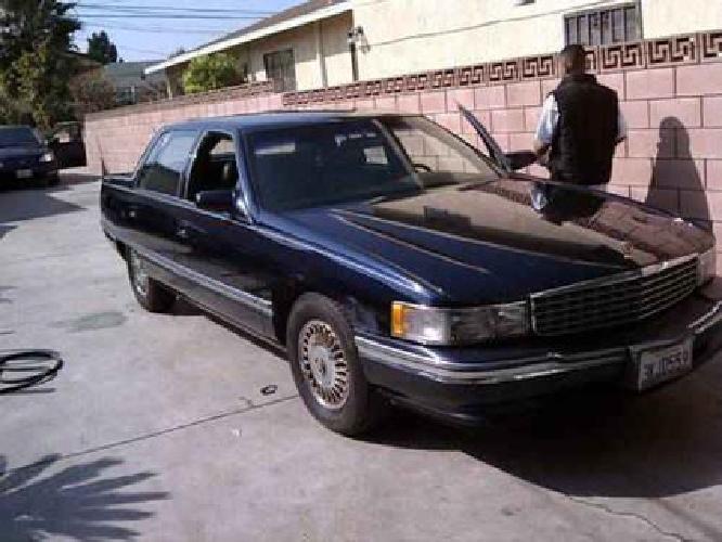 1994 cadillac sedan deville - 75k mi - dark blue - great condition in covina, ca