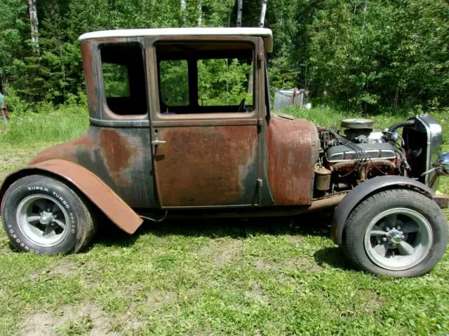 1926 ford model t coupe. rat rod ratrod 1927 tall t