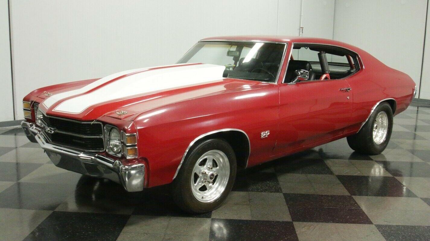 1971 chevrolet chevelle ss tribute red 555 pro street 329 miles