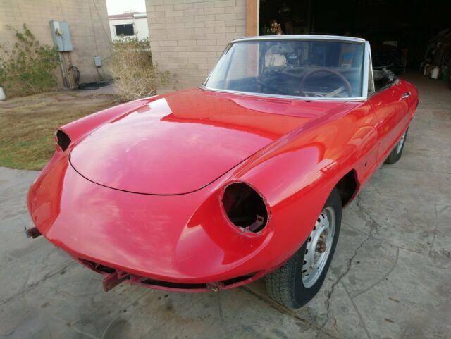 rare1967 alfa romeo duetto spider conv. semi-finished project the real"graduate"