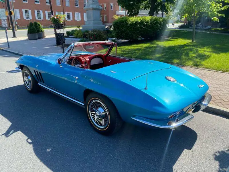 1965 corvette copo*specialorder*1of1*superrare*nassaublue/red*bodyoffresto