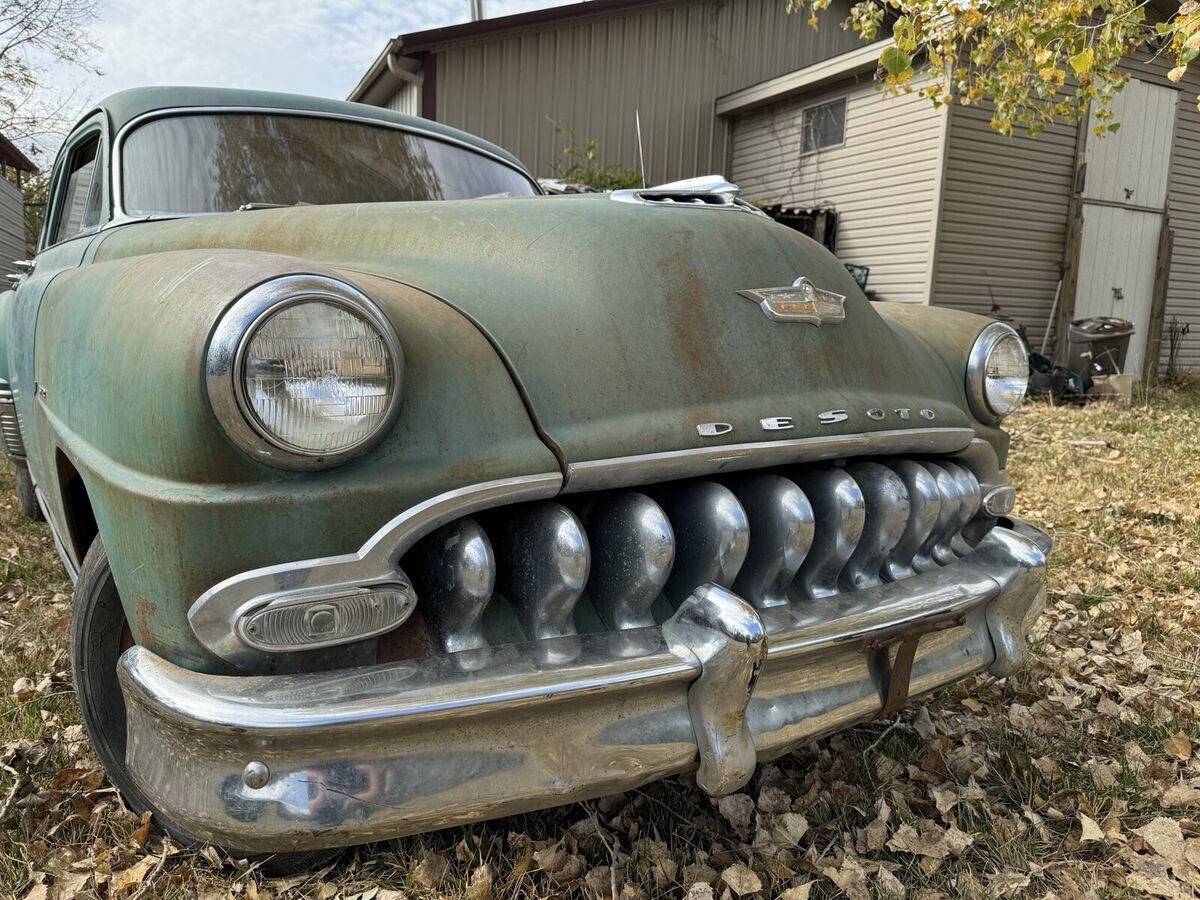 1953 desoto custom green powermaster
