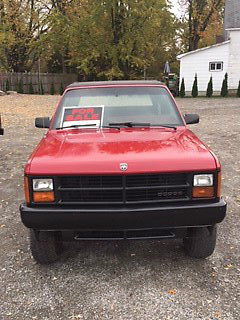 rare 1989 dodge dakota 4wd pickup convertible with a/c