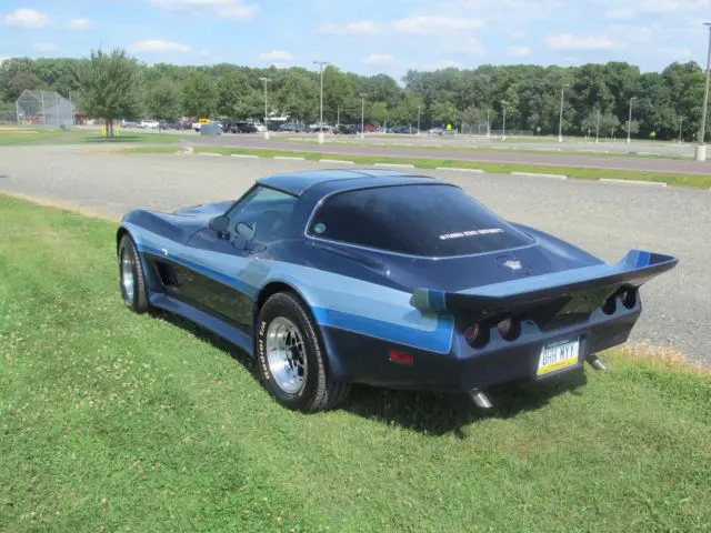 1978 chevrolet corvette – customized 25th anniversary edition coupe, blue, auto