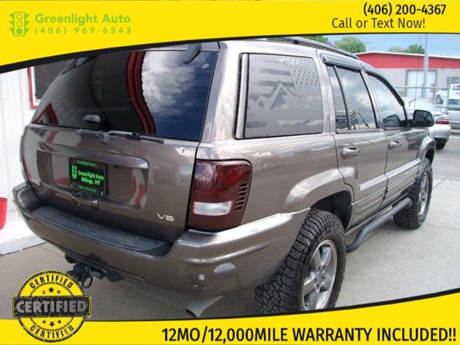used 1999 jeep grand cherokee 4wd limited billings, mt 59101 for sale in billings, montana