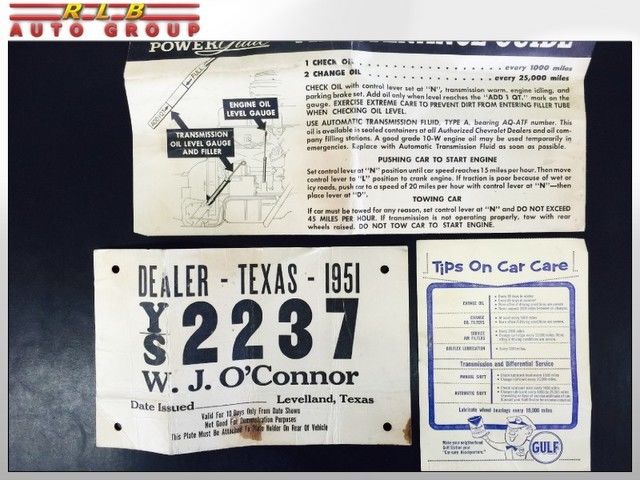 1952 chevrolet deluxe 4 door sedan 30,000 original miles one family since new