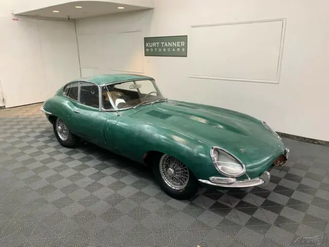 1962 jaguar e-type coupe. series 1, 3.8 liter. matching numbers. complete car