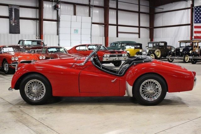 1961 triumph tr3 a 90965 miles red convertible inline 4 manual