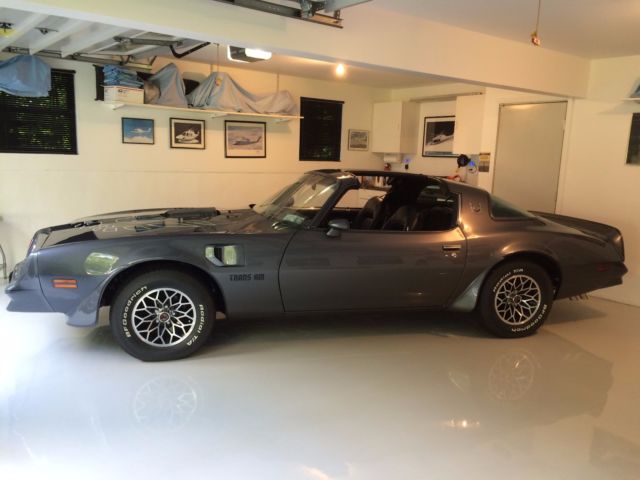 1977 pontiac trans am graphite se y82 w72 retro smokey and the bandit edition