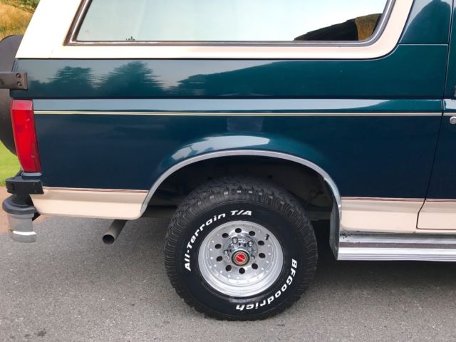 1993 ford bronco eddie bauer rust free loaded with leather