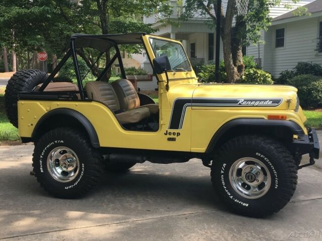 1976 jeep cj-5 304ci v8 3-speed manual restored original miles @ 116,630