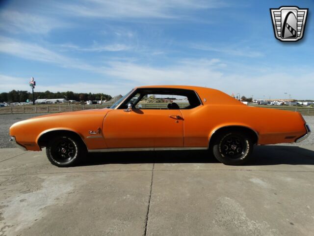 orange 1972 oldsmobile cutlass coupe 455 cid v8 3 speed automatic available now