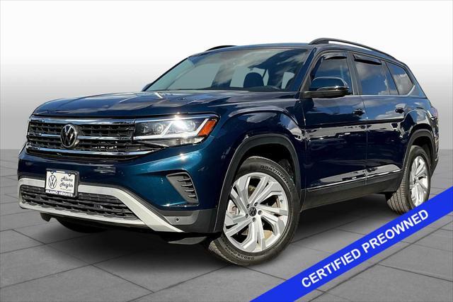 2022 volkswagen atlas 3.6l se w/technology