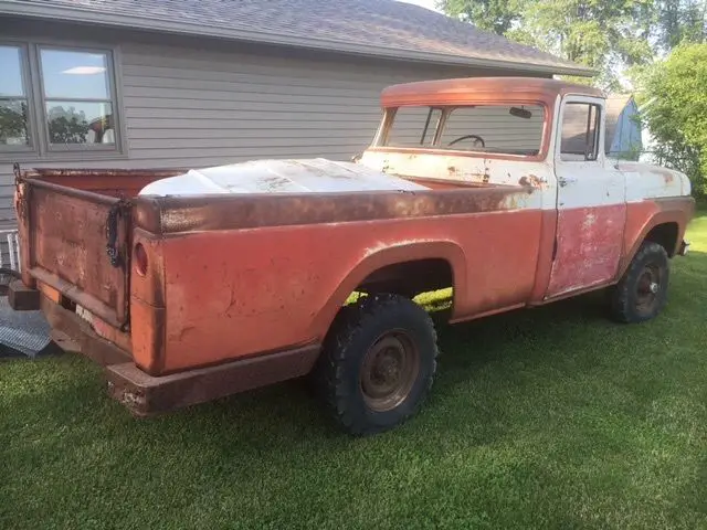 1960 ford f250 4x4 big window restorable