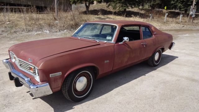 1974 chevrolet nova hatchback nice original texas car!