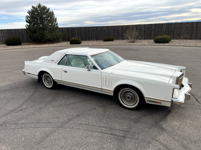 1979 lincoln continental mark v collectors series 1 of 13 triple white leather