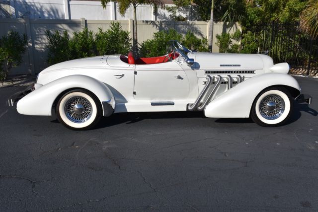 1936 auburn boattail speedster only 600 miles! 0 white