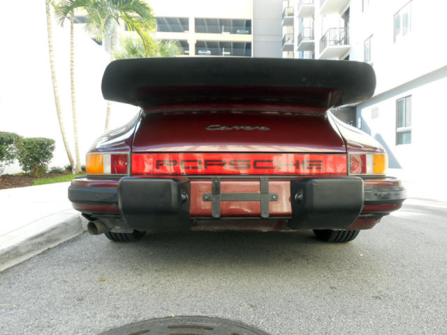 1984 porsche 911 carrera coupe 3.2 - fuchs wheels - sport seats - carrera tail