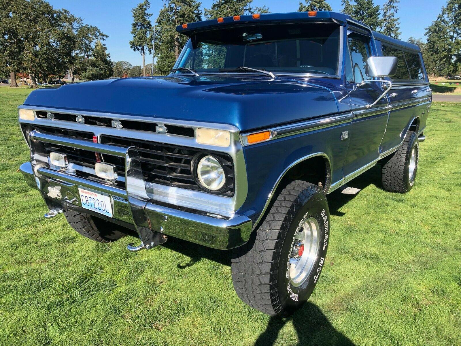 1975 ford f-250 xlt ranger highboy rust free