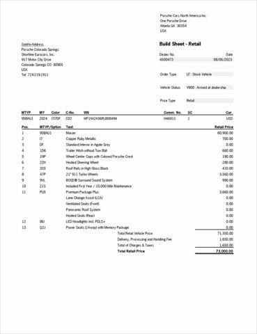 2024 porsche macan base