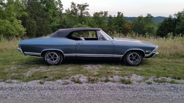 1968 chevy chevelle 13867 vin number ss convertible