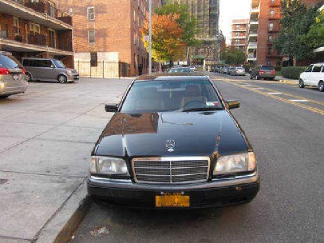 1995 black mercedes c280 with 130k miles! great condition reliable car in flushing, ny