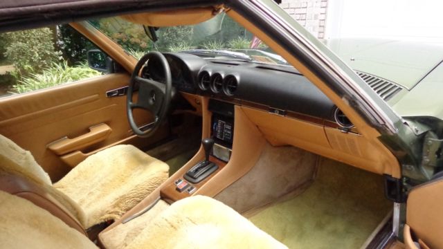mercedes benz used 1980 450sl with 2 tops