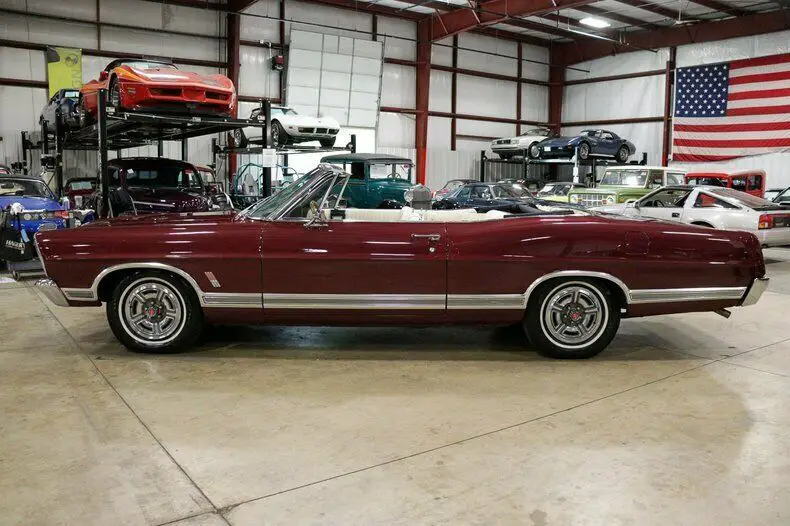 1967 ford galaxie 500 xl 14481 miles burgundy convertible 390 v8 manual