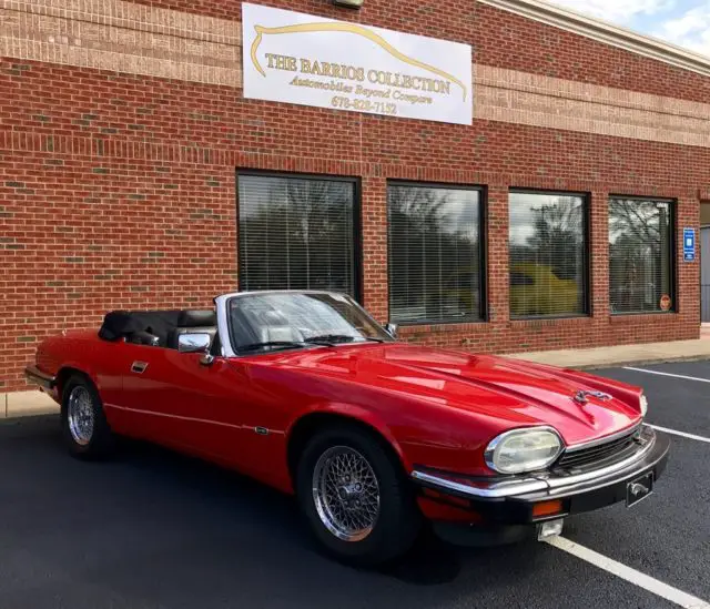 1993 jaguar xjs xjsc red 2d convertible 6 auto