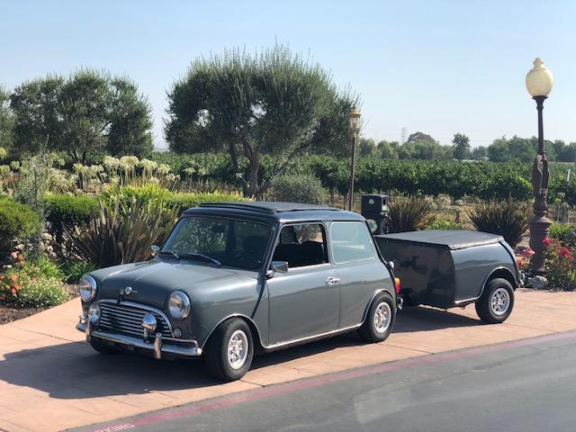 1963 classic morris mini cooper mpi and trailer