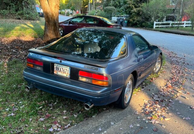 1987 mazda rx-7 coupe blue rwd manual