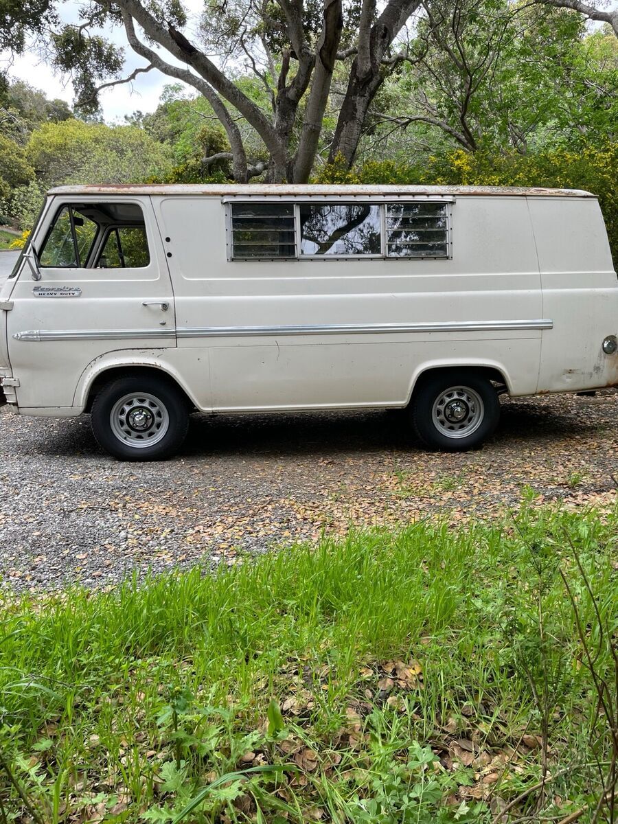 1967 ford econoline van brown