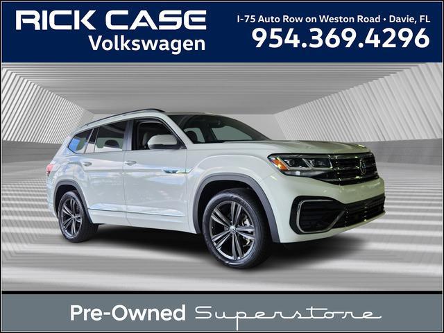 2021 volkswagen atlas 3.6 v6 se w/ technology r-line