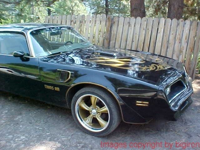 1978 pontiac trans am - 400 van nuys engine - t-tops - newly rebuilt - sharp!
