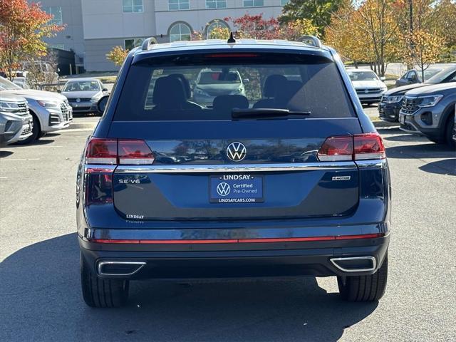 2021 volkswagen atlas 3.6l se w/technology