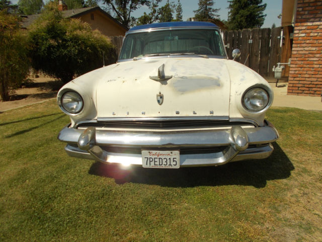 1955 lincoln capri 4dr. no reserve starting at $4,500. survivor, original,rat