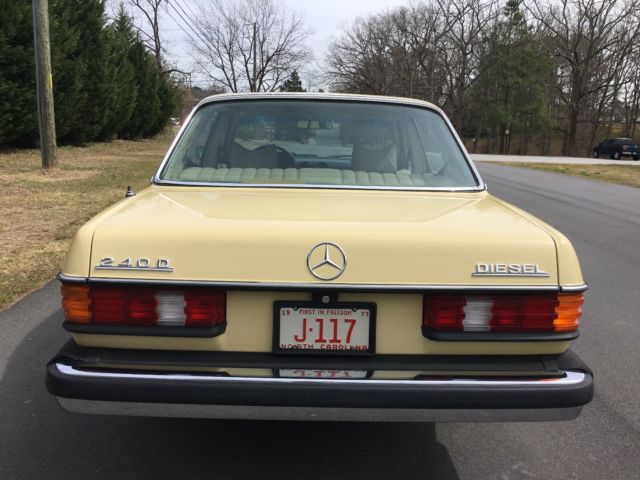 240d diesel : like new condition : garage kept : 100% rust free : all records