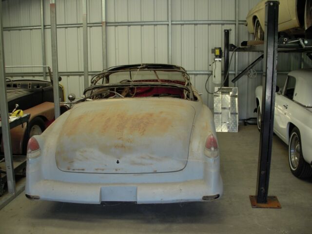 1950 oldsmobile 98 convertable , caddy quarters and taillights ,chop top
