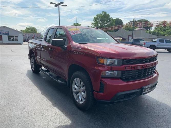 used 2019 chevrolet silverado 1500 4x4 double cab custom williamstown, wv 26187 for sale in williamstown, west virginia