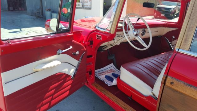 1955 ford fairlane country squire wagon very nice surf wagoon