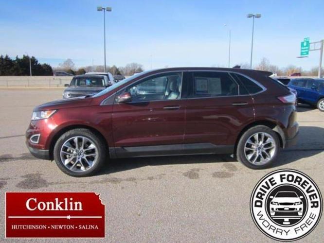 2015 ford edge titanium awd titanium 4dr crossover for sale in newton, kansas