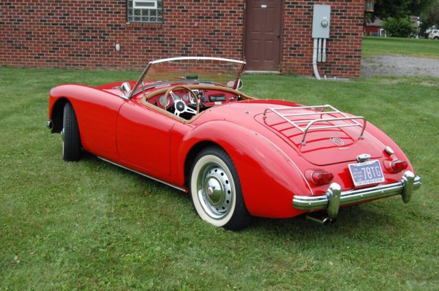 1962 mg mga mkii restored, excellent condition, california car with hardtop