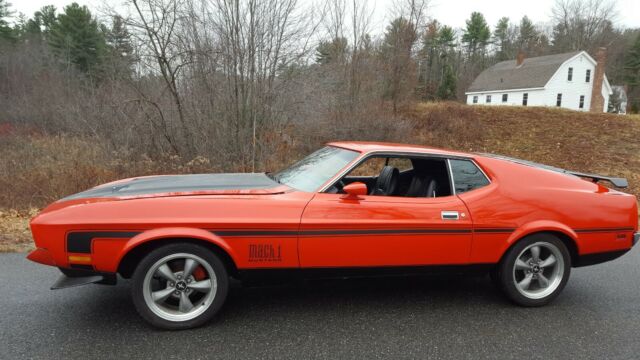 1972 ford mustang mach 1 351c auto fold down rear seat, louvers, loaded