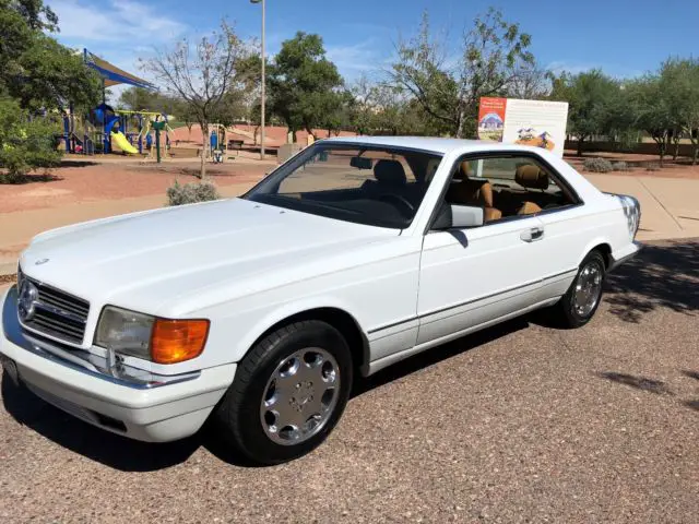 1990 mercedes 560sec *showroom new * all original paint and interior, low miles