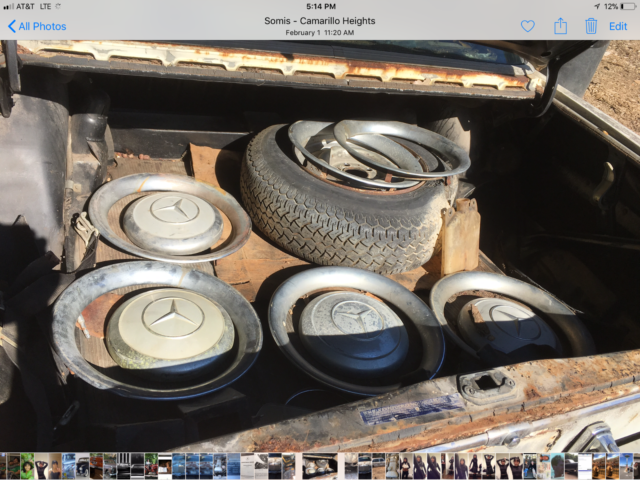 mercedes 300sel stored in california barn original owner17 years m189 motor