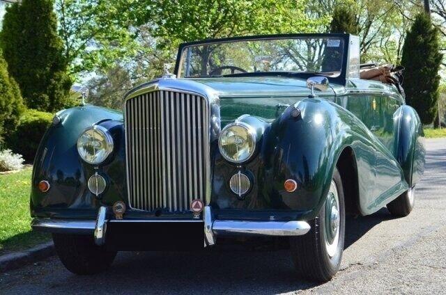 1953 bentley r type british racing green drophead 4566 cc